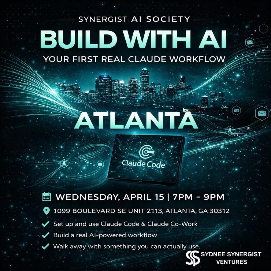 Build With AI: Your First Real Claude Workflow ATL